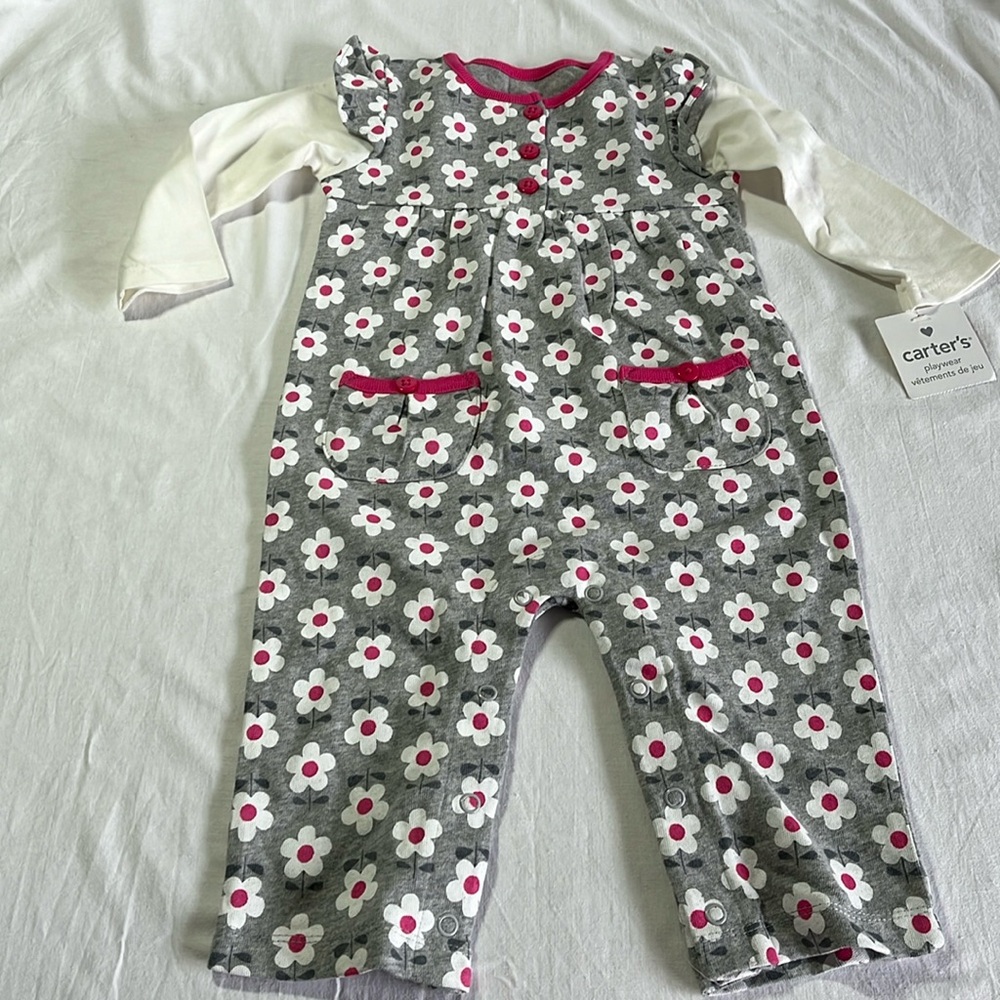 NWT 12M Carter’s romper/jumpsuit